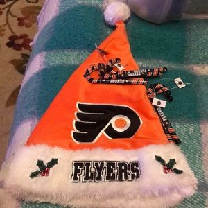 Philadelphia Flyers Santa hat & ornaments